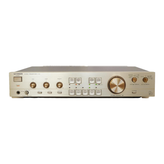 Luxman C-03 Bedienungsanleitung