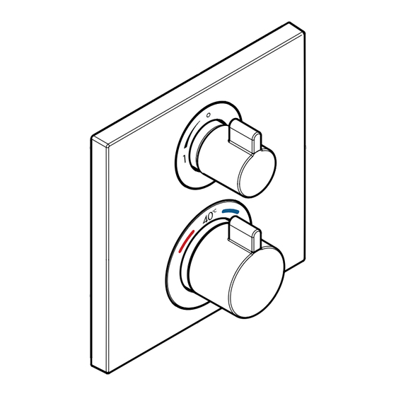 HANSGROHE Ecostat S 15757 Serie Gebrauchs- Und Montageanleitung