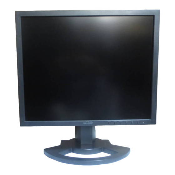 Sharp LL-T1820-H Bedienungsanleitung