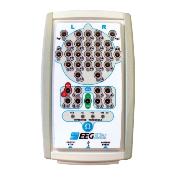 natus XLTEK EEG32U Bedienungs Und Servicehandbuch
