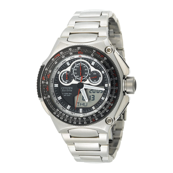 Citizen Eco-Drive U700 Bedienungsanleitung