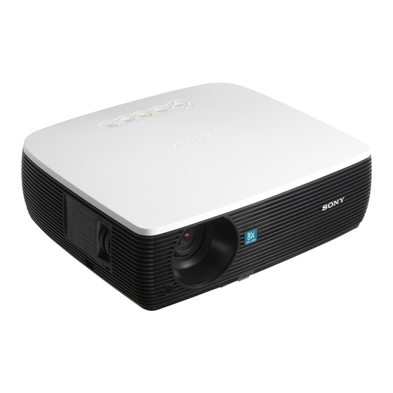 Sony VPL-ES4 Kurzreferenz