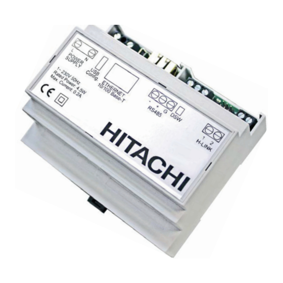 Hitachi HC-A8MB Installations- Und Betriebshandbuch