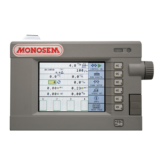 Monosem CS 7000 ISOBUS Originalbetriebsanleitung
