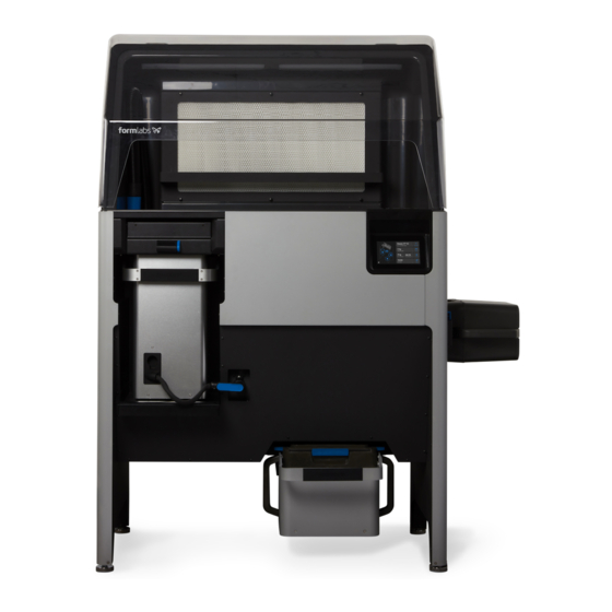 Formlabs Fuse Sift Installations- Und Benutzungsanleitungen