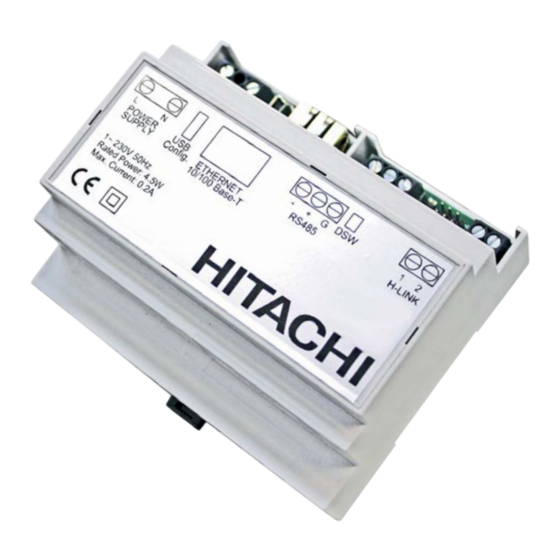 Hitachi HC-A8MB Installations- Und Betriebshandbuch