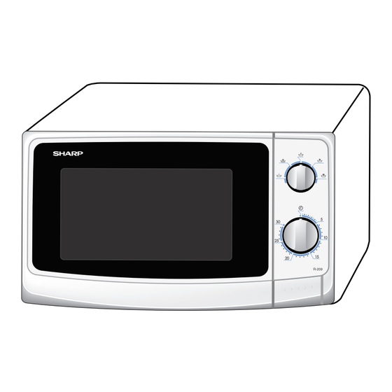 Sharp R-209-A Bedienungsanleitung
