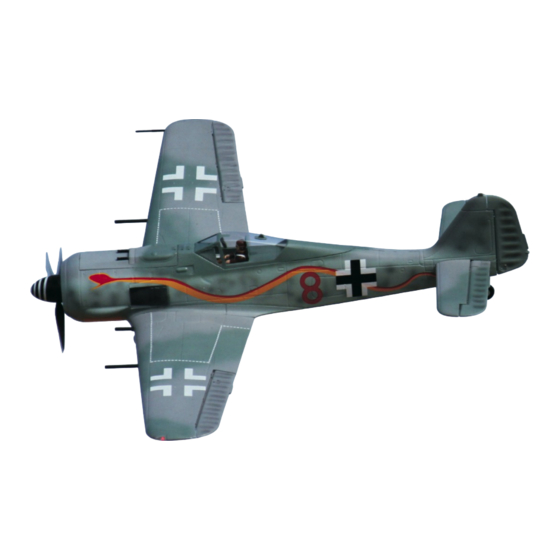 Freewing Focke-Wulf FW 190 Würger Bedienungsanleitung
