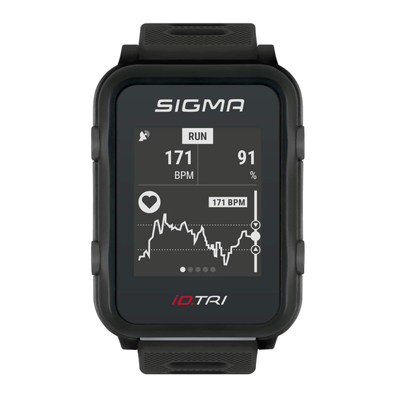 Sigma iD.TRI Bedienungsanleitung