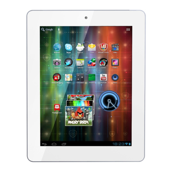 Prestigio MultiPad 2 ULTRA DUO 8.0 Schnellstartanleitung
