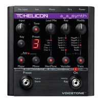 Tc-Helicon VoiceTone Synth Bedienungsanleitung