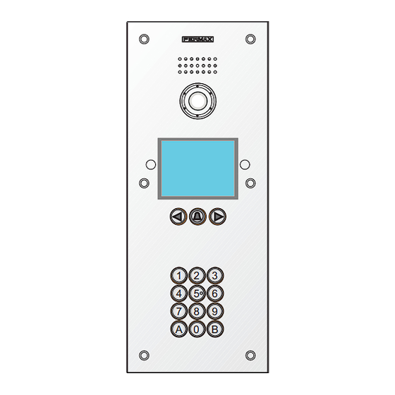 Fermax DUOX SYSTEM VIDEO EXTRA DIGITAL PANEL Installationshandbuch