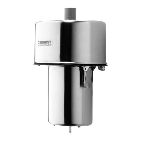 SIGRIST-PHOTOMETER VisGuard Referenzhandbuch