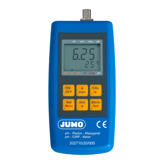 JUMO 202710 Betriebsanleitung