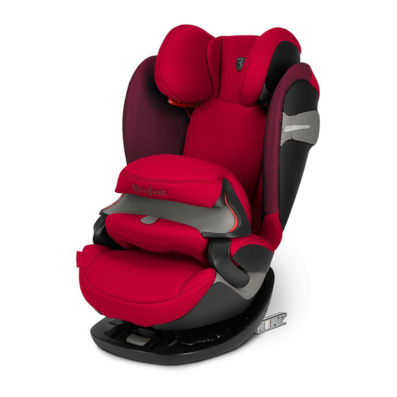 CYBEX GOLD PALLAS S-FIX Handbücher