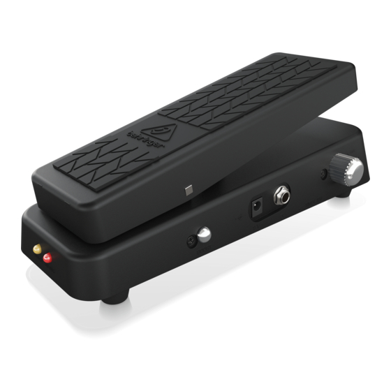 Behringer HELLBABE HB01 Bedienungsanleitung