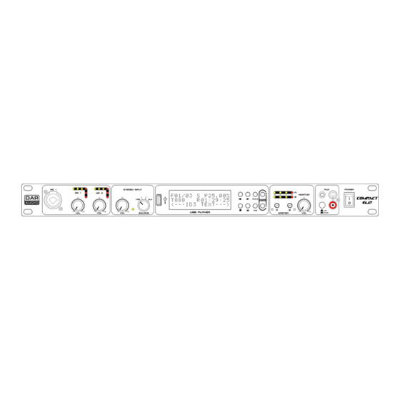 DAP audio Compact 6.2 Handbuch
