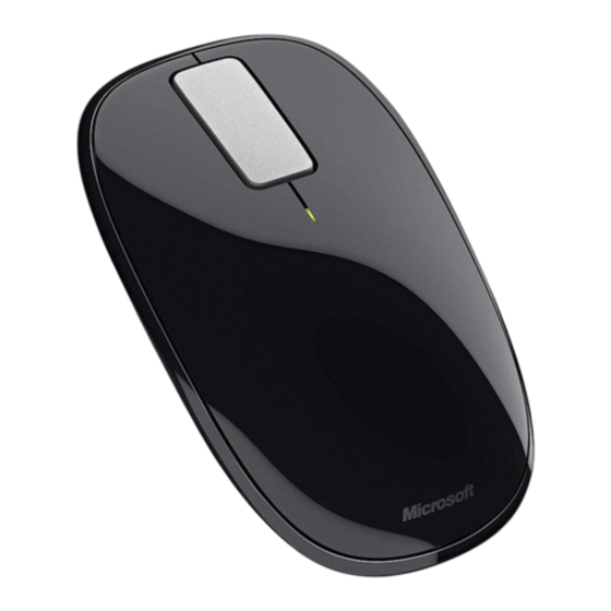 Microsoft Explorer Touch Mouse Handbuch