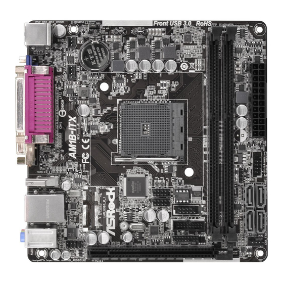 ASROCK AM1B-ITX Schnellinstallationsanleitung