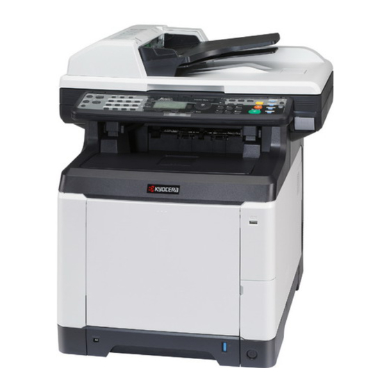 Kyocera FS-C2026MFP+ Installationsanleitung