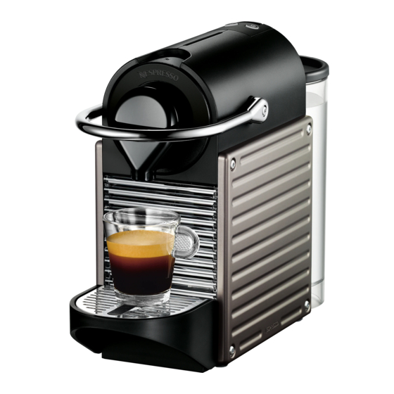 Nespresso PIXIE Bedienungsanleitung