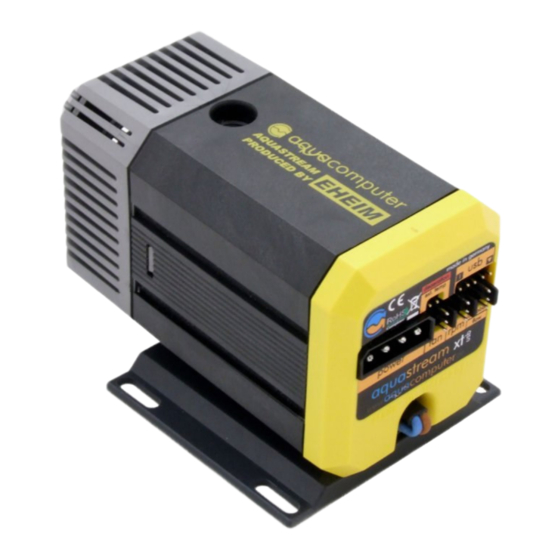 Aqua Computer aquastream XT Betriebs- Betriebs- Und Montageanleitung Und Montageanleitung Und Montageanleitung