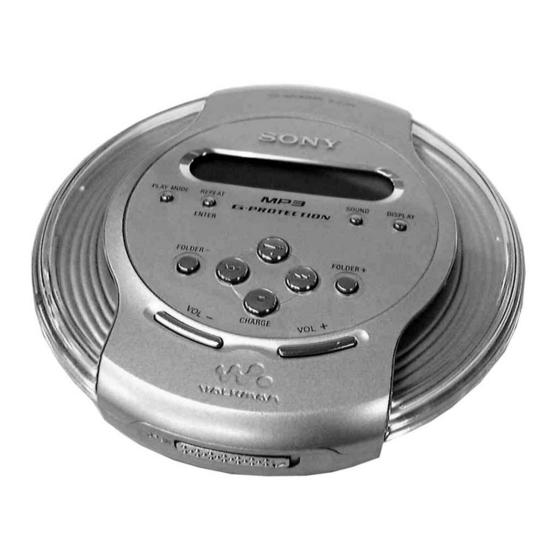 Sony D-CJ01 Bedienungsanleitung
