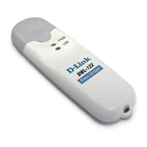 D-Link DWL-122 Schnellinstallationsanleitung