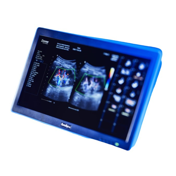 Zimmer SonoSys Touch Gebrauchsanweisung