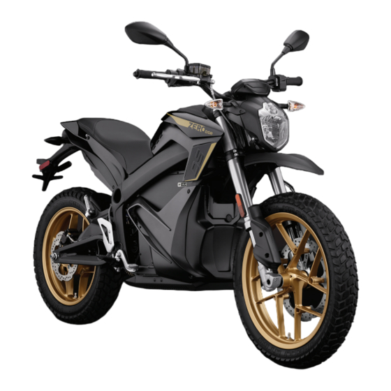 Zero Motorcycles S 2020 Bedienungsanleitung