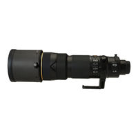 Nikon AF-S VR Zoom-Nikkor ED200-400mm f/4 IF Bedienungsanleitung