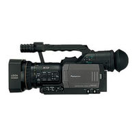 Panasonic AG-DVX100Be Bedienungsanleitung