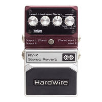DigiTech RV-7 Bedienungsanleitung