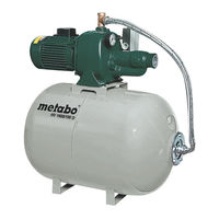 Metabo HV 1600/100 W Betriebsanleitung Und Ersatzteilliste