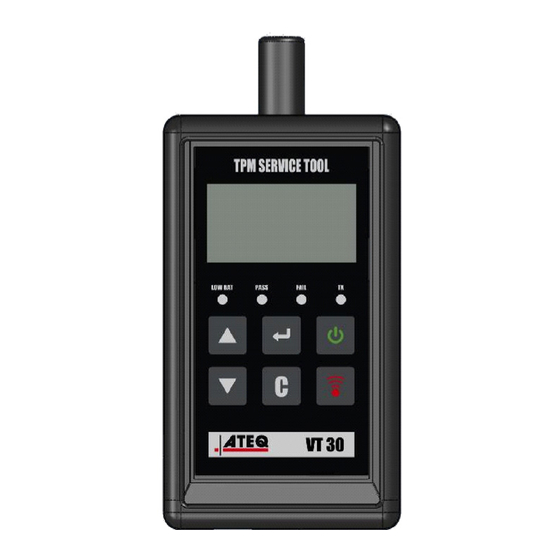 ATEQ VT30 Kurzanleitung