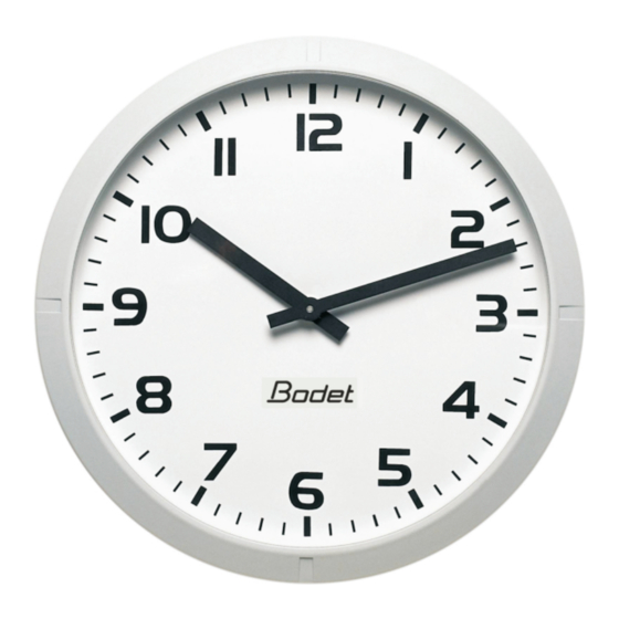 Bodet Profil 960 Anleitung