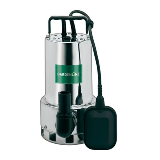 Gardenline GLSP 1006 Originalbetriebsanleitung