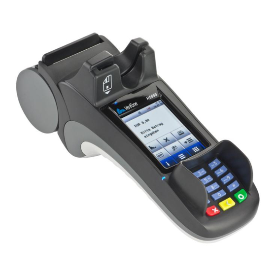 VeriFone H5000 Kurzbedienungsanleitung