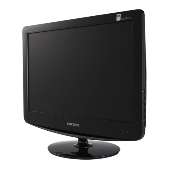 Samsung SyncMaster 932MW Handbuch