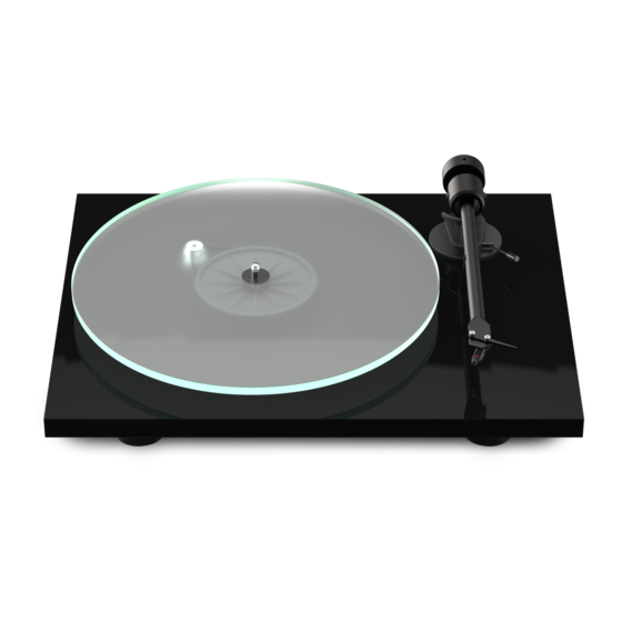 Pro-Ject Audio Systems Pro-Ject T1 Bedienungsanleitung