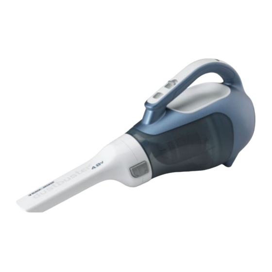 Black+Decker Dustbuster DV4810N Übersetzung Der Betriebsanleitung