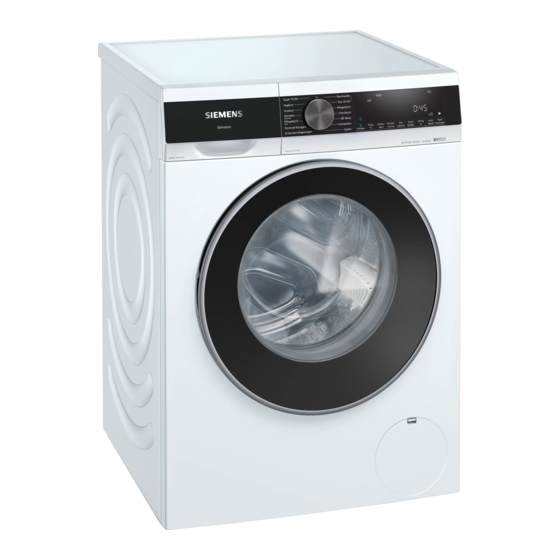 Siemens WG44G2MG0 Gebrauchs- Und Montageanleitung
