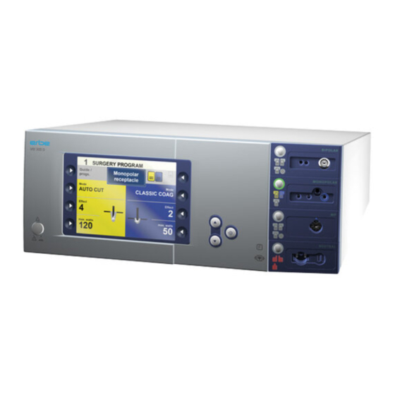 ERBE VIO 300 D V 1.2 Serie Serviceanleitung