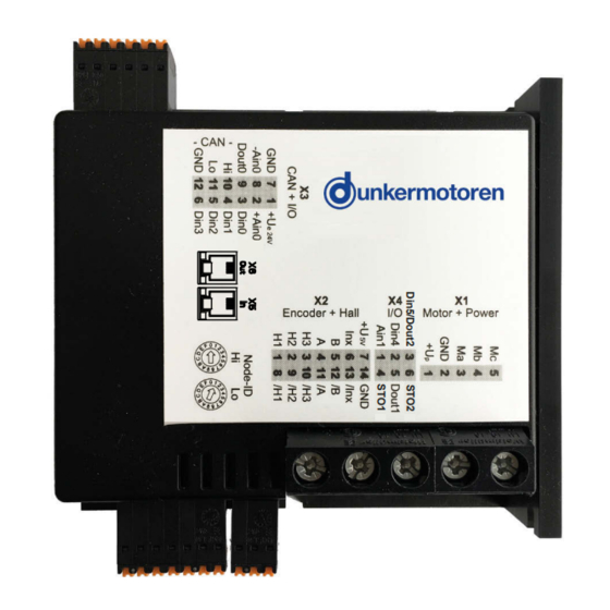 Ametek dunkermotoren BGE 6060 A Handbücher