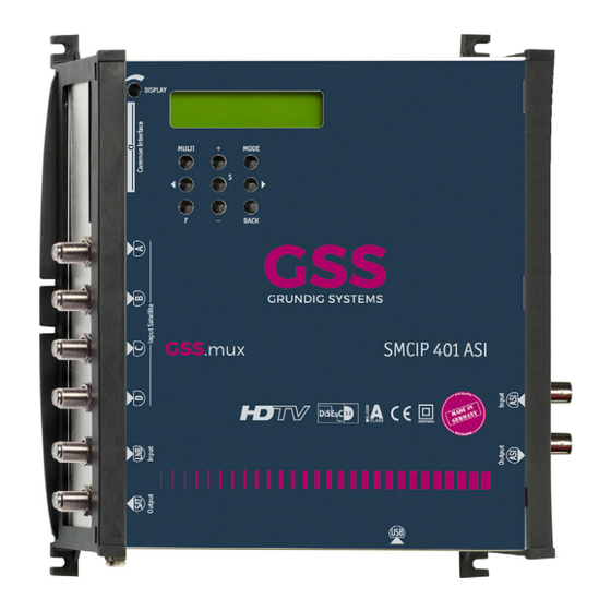 GSS SMCIP 401 ASI Montageanleitung