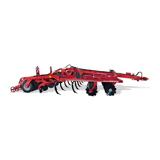 HORSCH Tiger MT Serie Betriebsanleitung