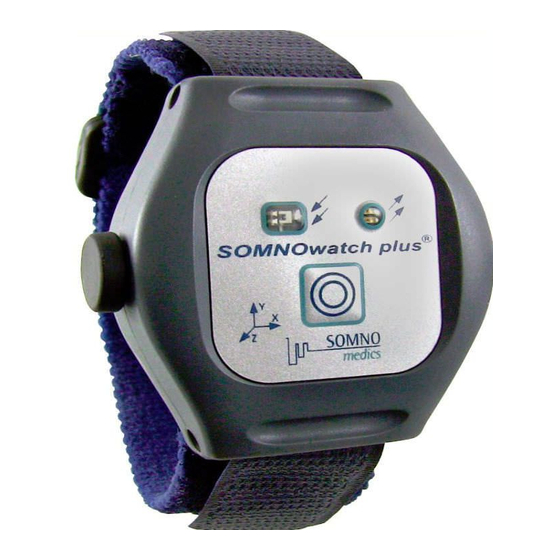SOMNOmedics SOMNOwatch plus BP Bedienungsanleitung