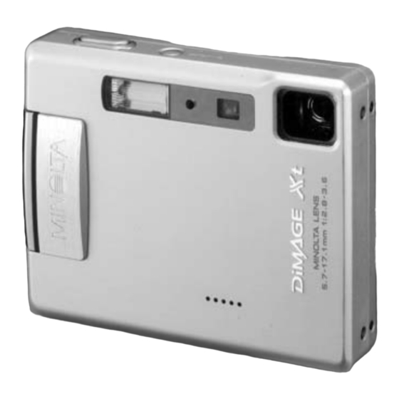 Minolta DiMAGE Xt Biz Bedienungsanleitung