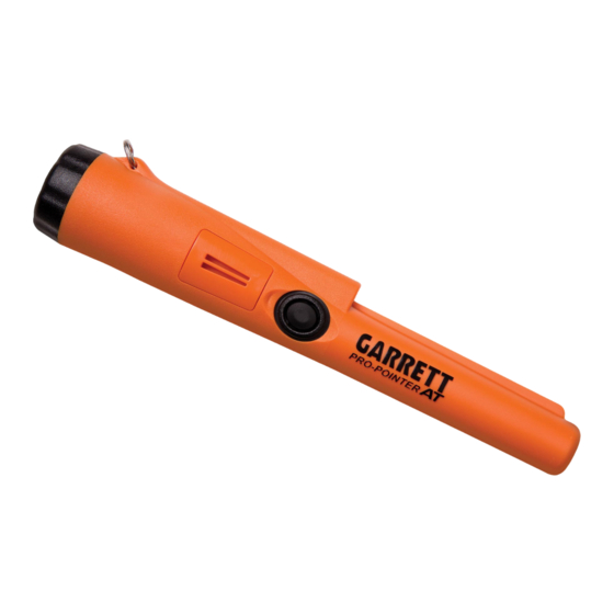 Garrett Pro-Pointer AT Benutzerhandbuch