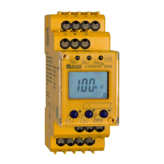 Bender ISOMETER IR426-D47 Handbuch